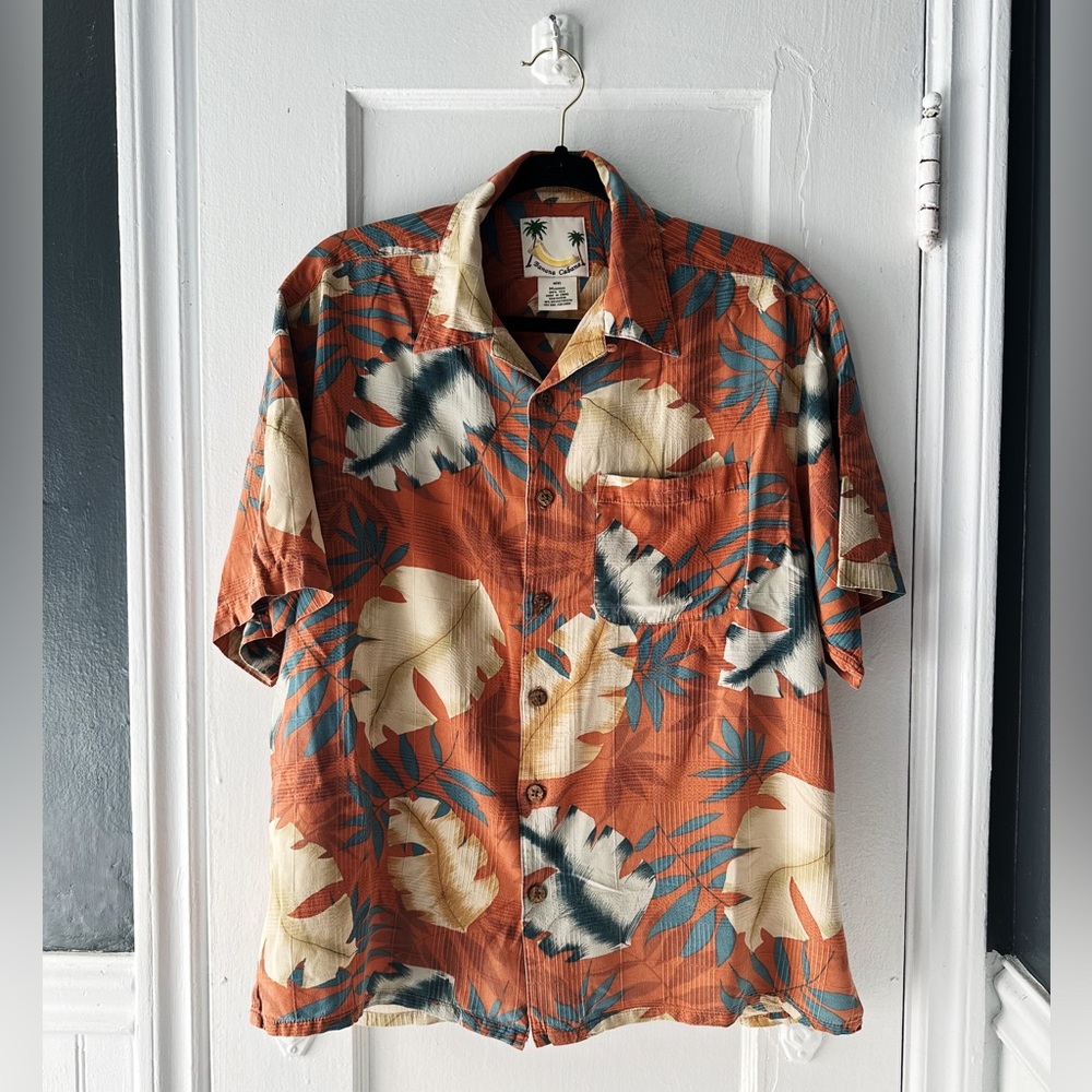 Banana Cabana Silk Hawaiian Shirt